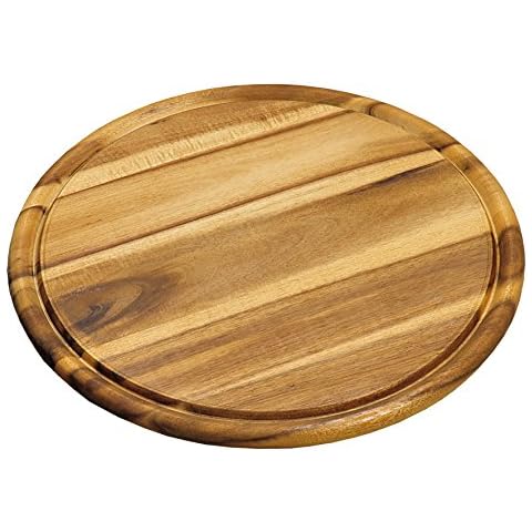 Kesper 28444 Fleischteller, dunkles Hartholz Cover