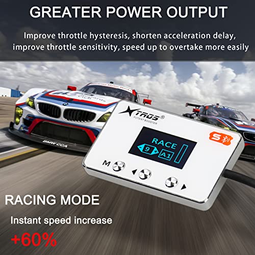 GWNOWZZET Pedal Throttle Response Controller WAK-830 Upgrade Sport Racing Accelerator Potent Booster for Lexus Toyota Isuzu (T2-830)