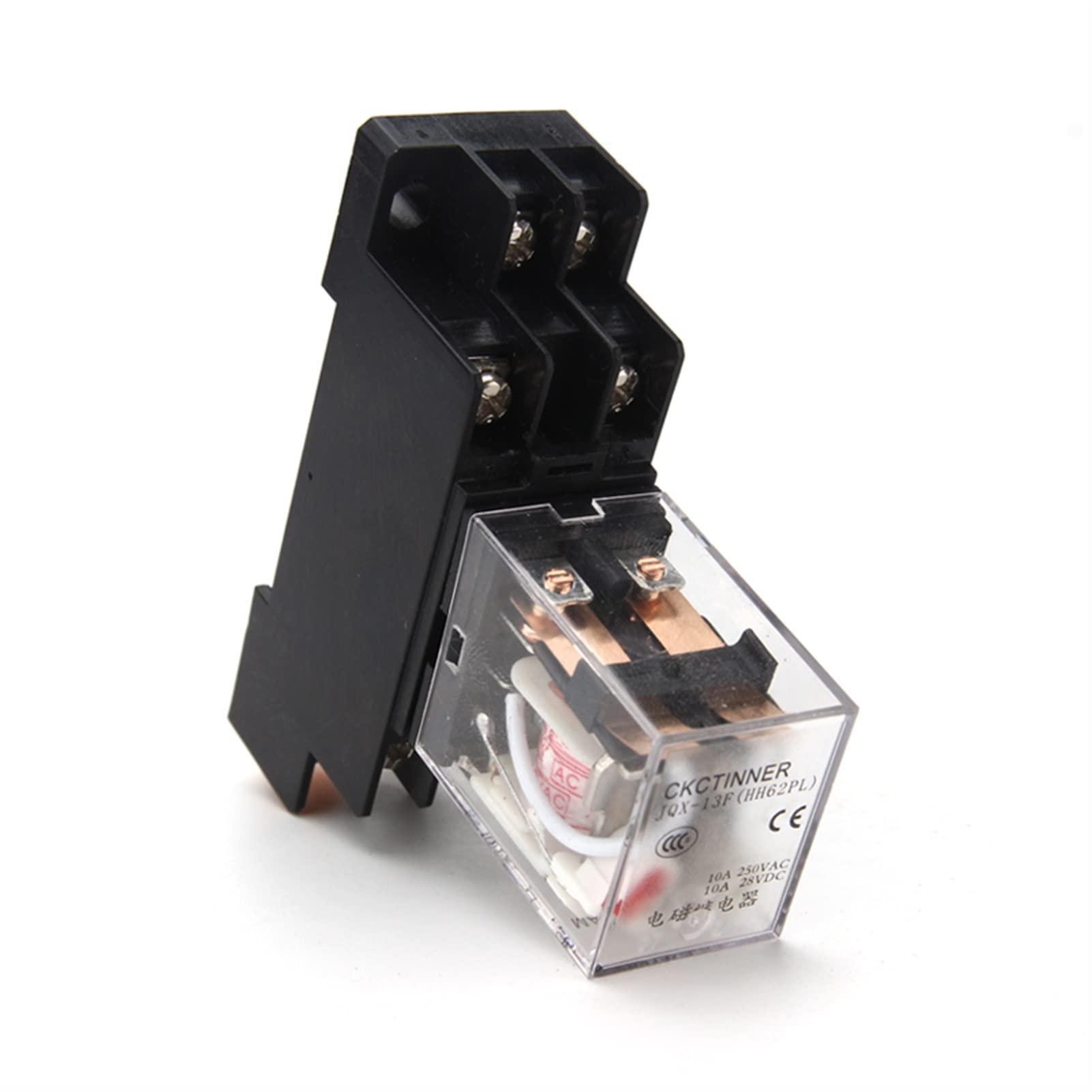 Relè Intermedio HH64P LY4NJ 10A Con Base 14 Pin - Per Circuiti AC/DC 12V-380V