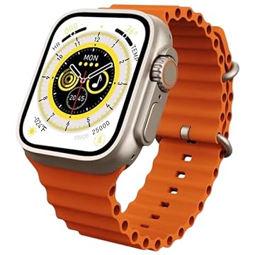 Smartwatch HW8 Ultra Série 8 2023 Com Tela Infinita Impermeável Monitoramento de Saúde GPS Ligações Bluetooth Funções Avançadas Ideal Para Atividades