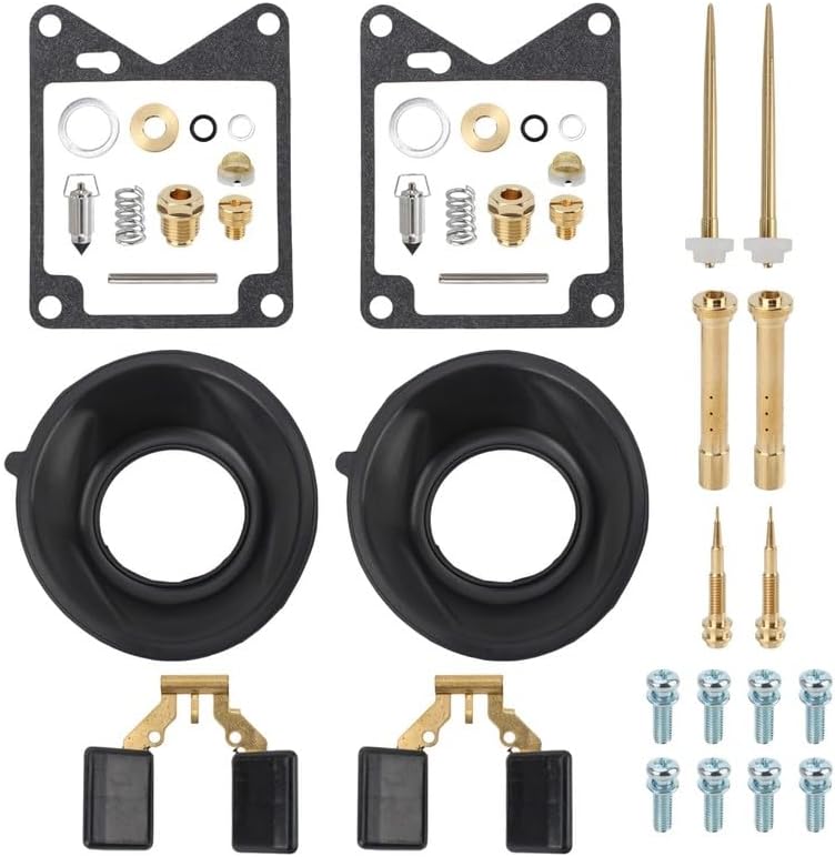 #US Replace Parts Carburetor Rebuild Diaphragm Float Needle Seal Jet Kit for Yamaha for Virago XV750 - (datG.1225#05820)