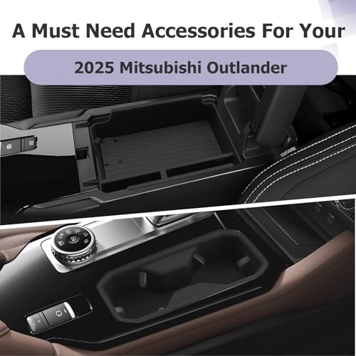 Boîte de rangement Outlander 2025 LUWU console centrale - 7