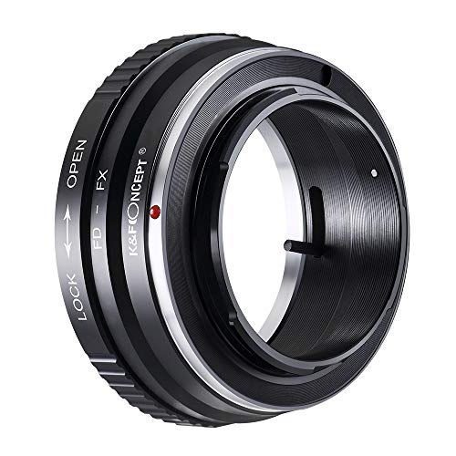 Adaptador de montura para lente K&F Concept: Canon FD a Fujifilm FX para cámaras mirrorless miniatura 3