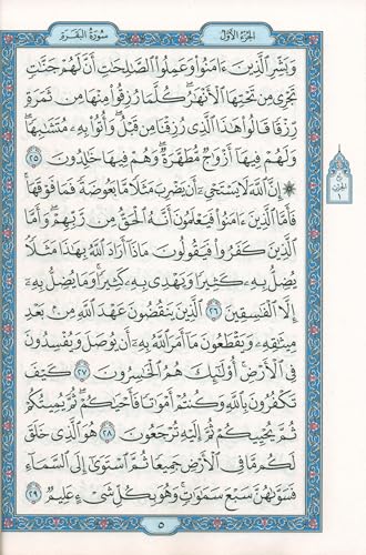 Baby Pink Hardcover Quran Mushaf Holy Quran Arabic Only Large Size 7 X 10 In Arabic Text Uthmani Script Cover Design may vary