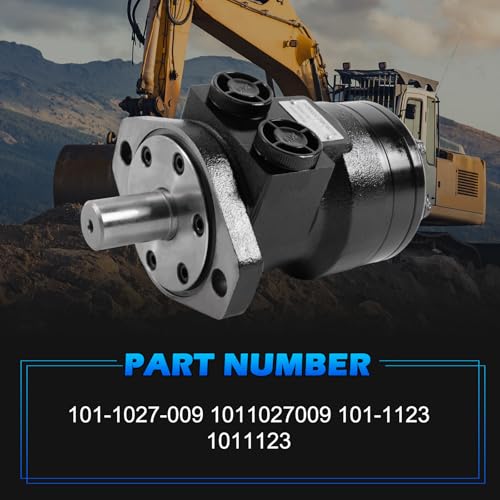 Image of 101-1027-009 | 101-1027 Hydraulic Motor | Direct Replacement for Eaton Char-Lynn H Series | Cast Iron High Torque | Displacement 100cc /r | Maximum Pressure 138BAR | 2 Bolt Flange Mount |