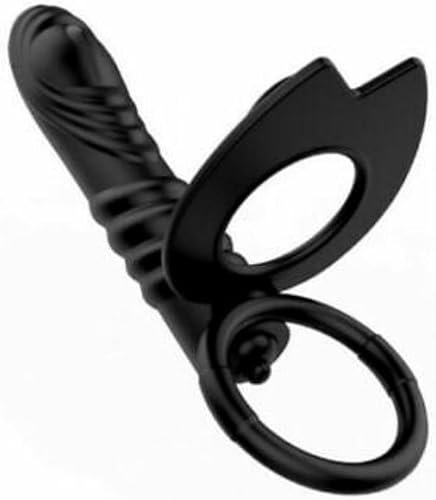 Correa vibratoria en consolador Anillo de pene para polla Vibrador Anal Plug anal Hombres Doble Penetración Juguetes sexuales para adultos