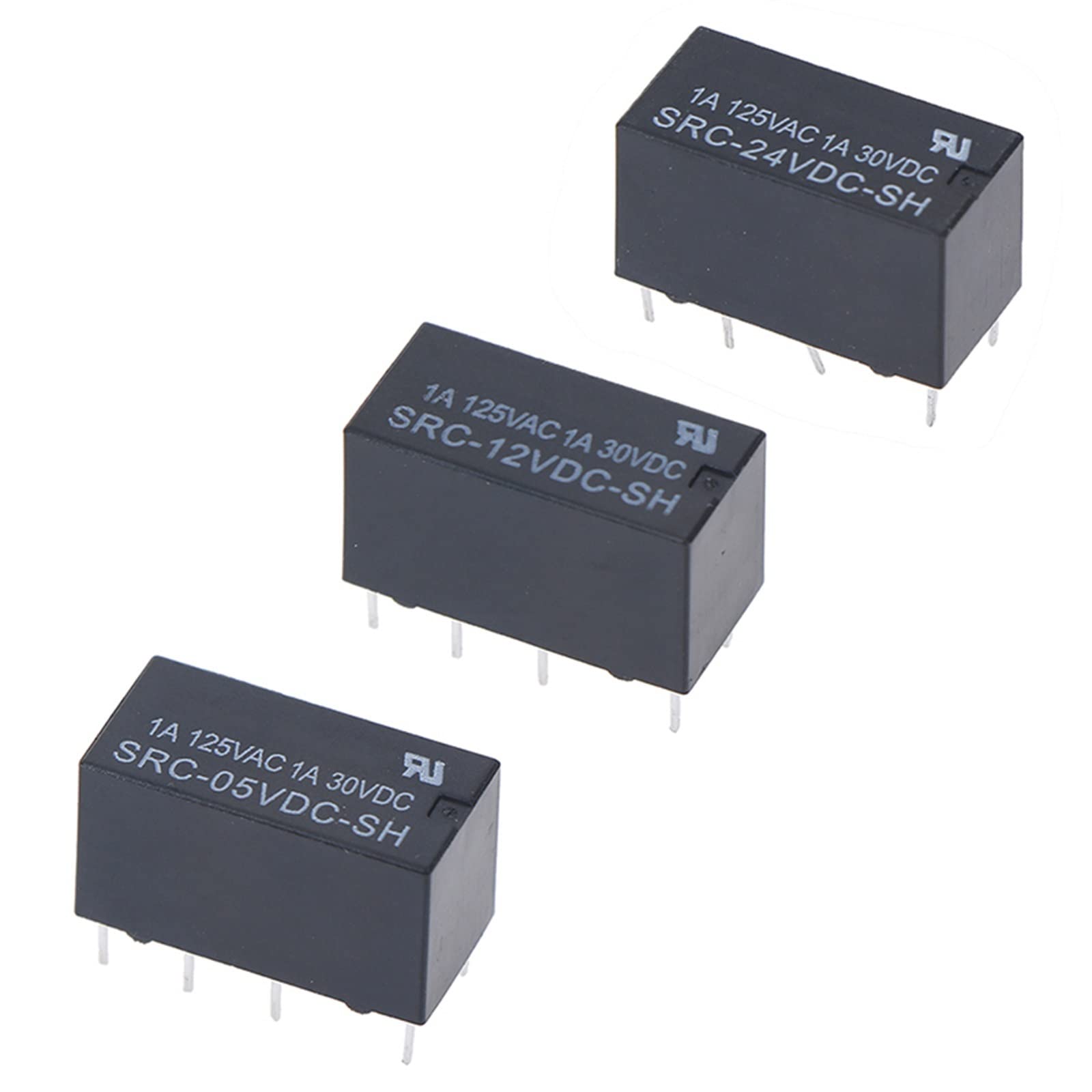 Relé SRC-12VDC-SH de 12V con 8 pines para control de potencia