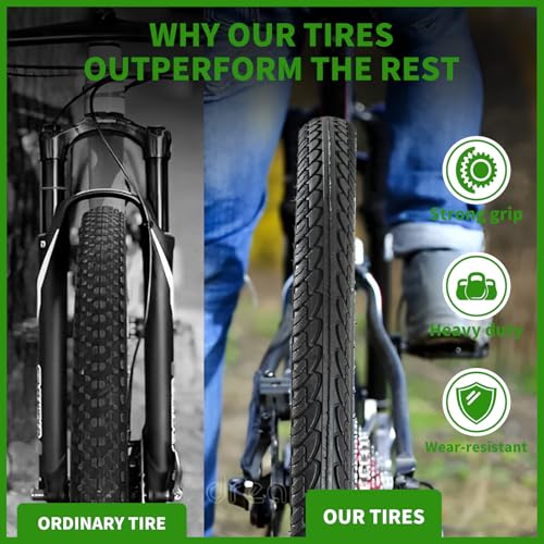2-Pack 700x35C/38C Bike Tire, Road Bike Replacement Tires