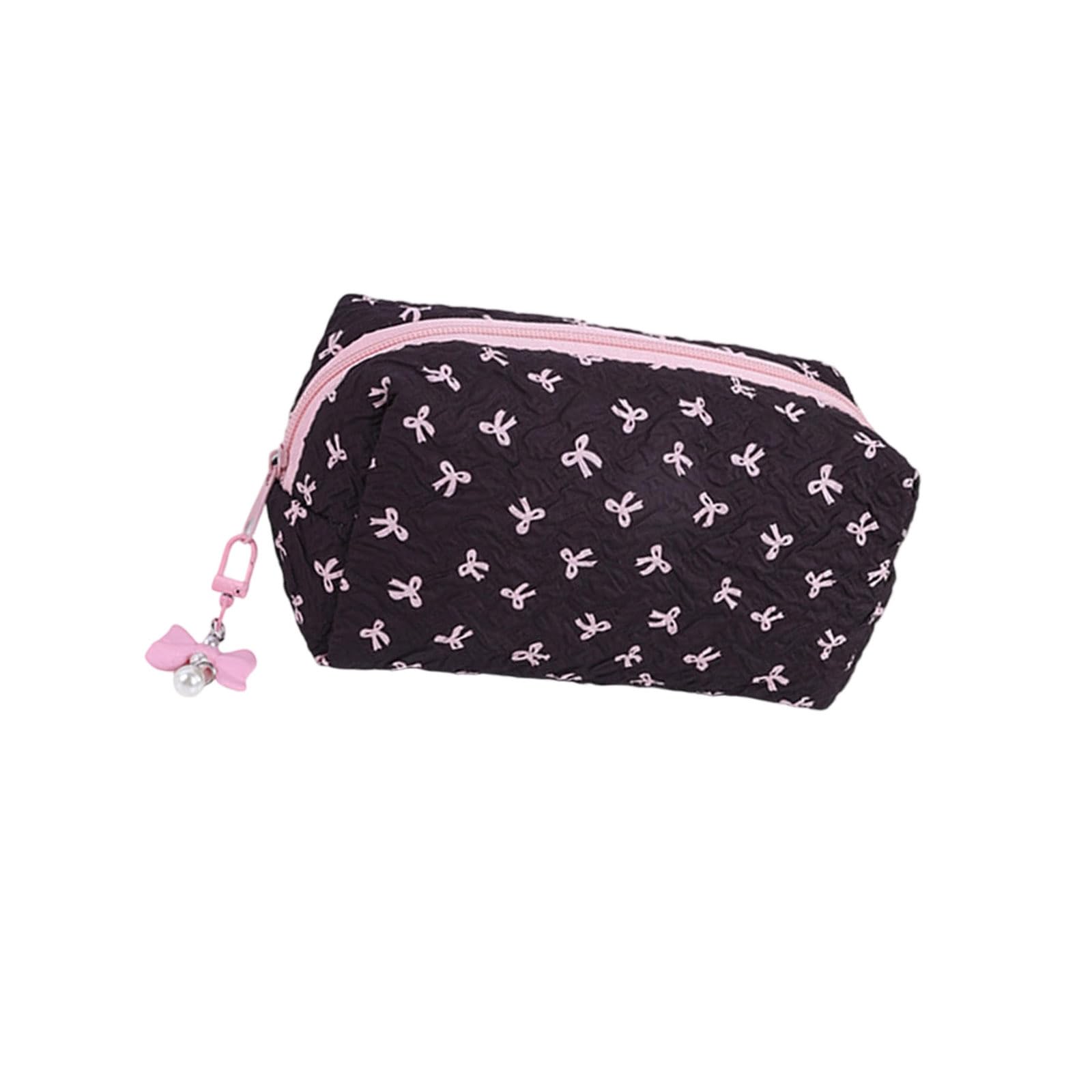 Tsophreniq Creased Bend Plan Cosmetic Bag Capacious Storage Bag for Makeup Toiletries Travel Rudiments Large Capacity Beauty Planner