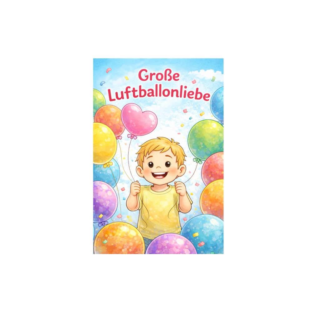Große Luftballoniebe: Ein fröhliches Mitmachbuch für Kleinkinder