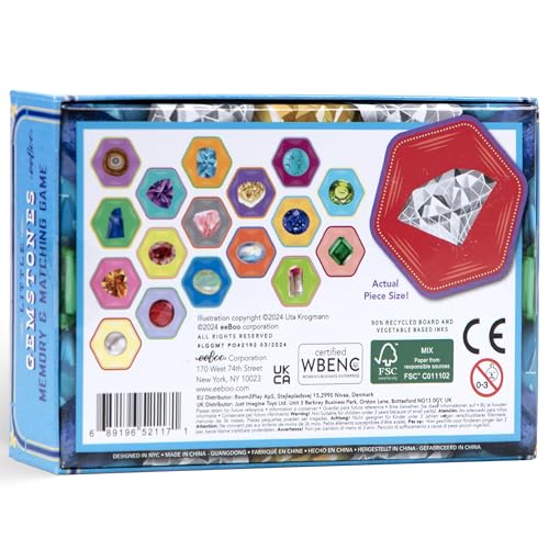 Juego de Memoria y Emparejamiento Little Gemstones miniatura 2