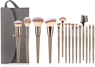 Juego de brochas de maquillaje, 15 piezas, ba...