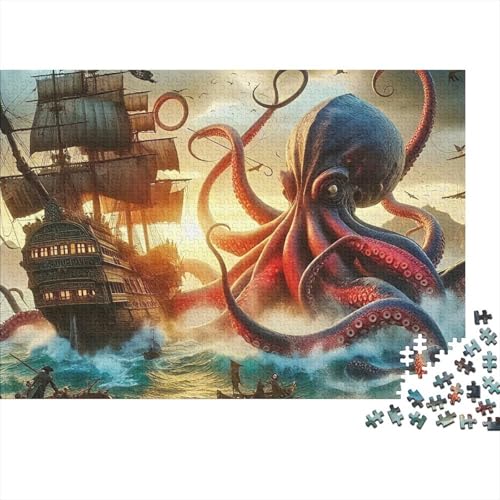 Rompecabezas de velero de 1000 piezas de 70 x 50 cm para juego familiar de adultos