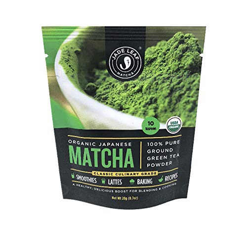 Jade Leaf Matcha, Matcha Japanese Organic, 20 Gram