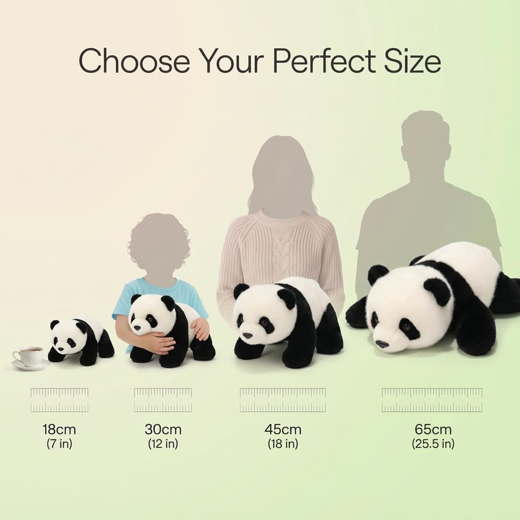 pluszowa zabawka, Obciążone pluszowe zwierzęta, poduszka do przytulania łagodząca stany lękowe i wspomagająca sen Lis 45 cm(Giant Panda,65cm)
