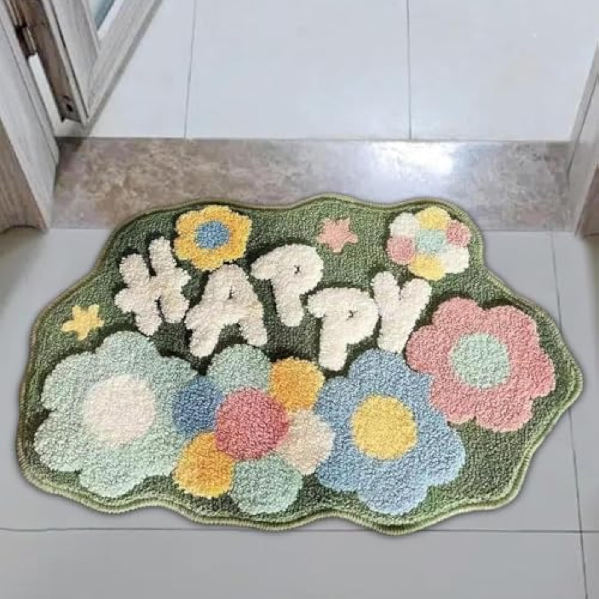 Bath Rug Water Absorbent Bath Tub Floor Carpet