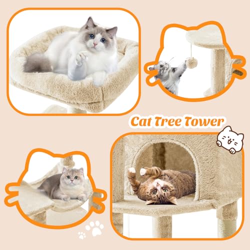 40% Off Sweetcrispy Cat Tree Tower for Indoor Cats - Image 5