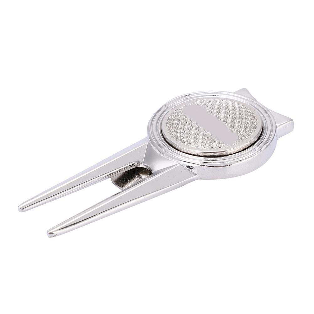 Tbest Golf Divot Strumento di Riparazione Lega di Zinco Magnetico Ball Marker