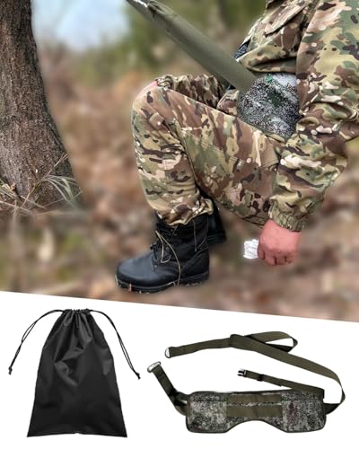 AwnPror Krapp Strap with Storage Bag Crap Strap for Pooping in The Woods Portable Outdoor Toilet Solution Crapstrap Versatile Strap with Buckle for Camping Hiking Fishing Hunting for Pooping