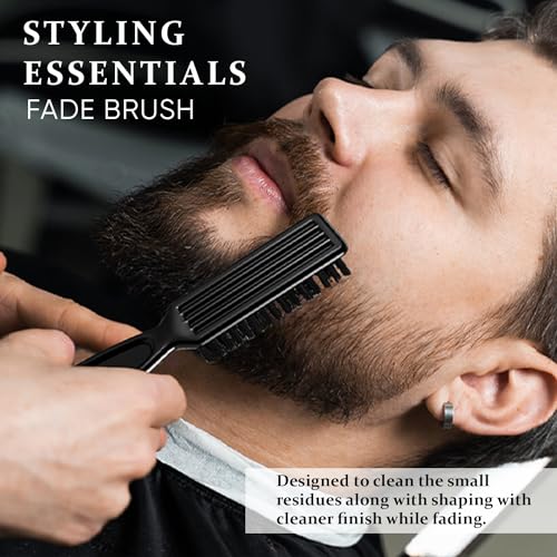 Image of VEGA PROFESSIONAL Fade Brush for Man, Dusting Brush and Cleaning Brush for Barbar (VPPBB-01)