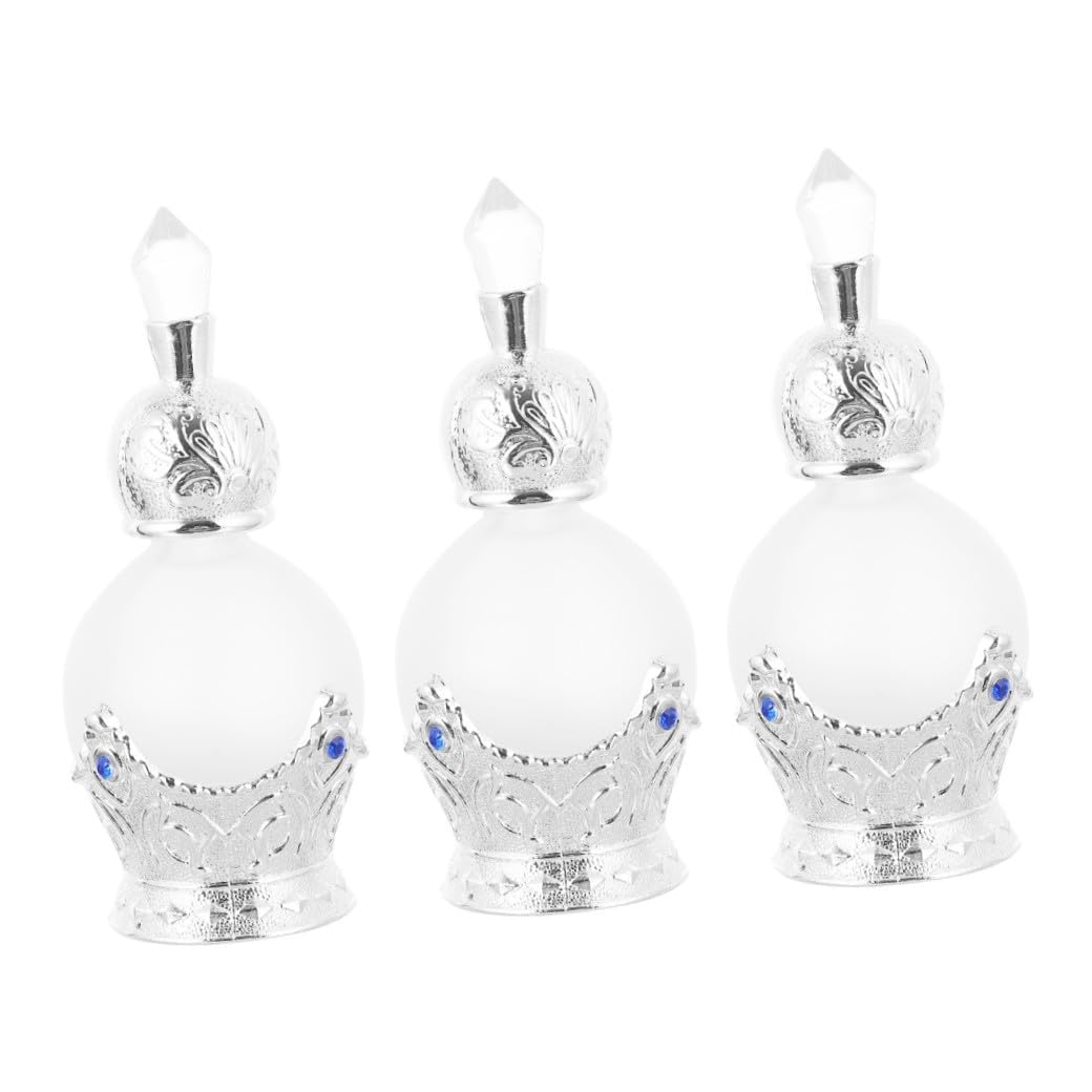 minkissy 3piezas Botella De Perfume Recargable De Elegante Frasco De Viaje Para Perfumes y Aceites Esenciales Diseño Retro y Compacto Sin Fugas Para Salidas y Viajes