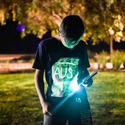 Illuminated Apparel Original Interactive Glow in The Dark T-Shirt - Fun for Birthday Parties & Festivals4