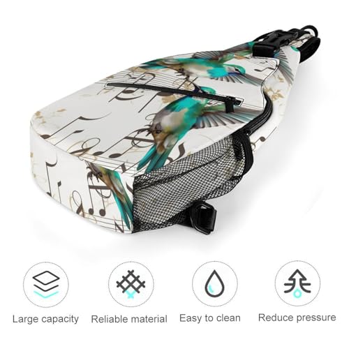 Mochila tipo sling blanca para hiking y uso casual miniatura 5