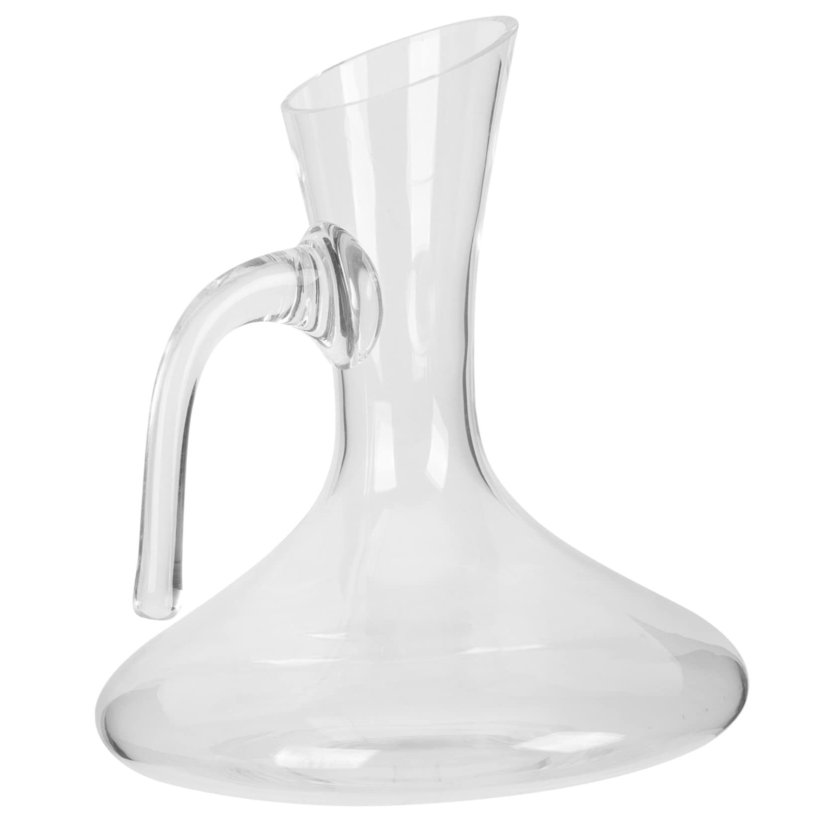 Weindekanter 1800ml aus Glas, Große Weinkaraffe für Wein