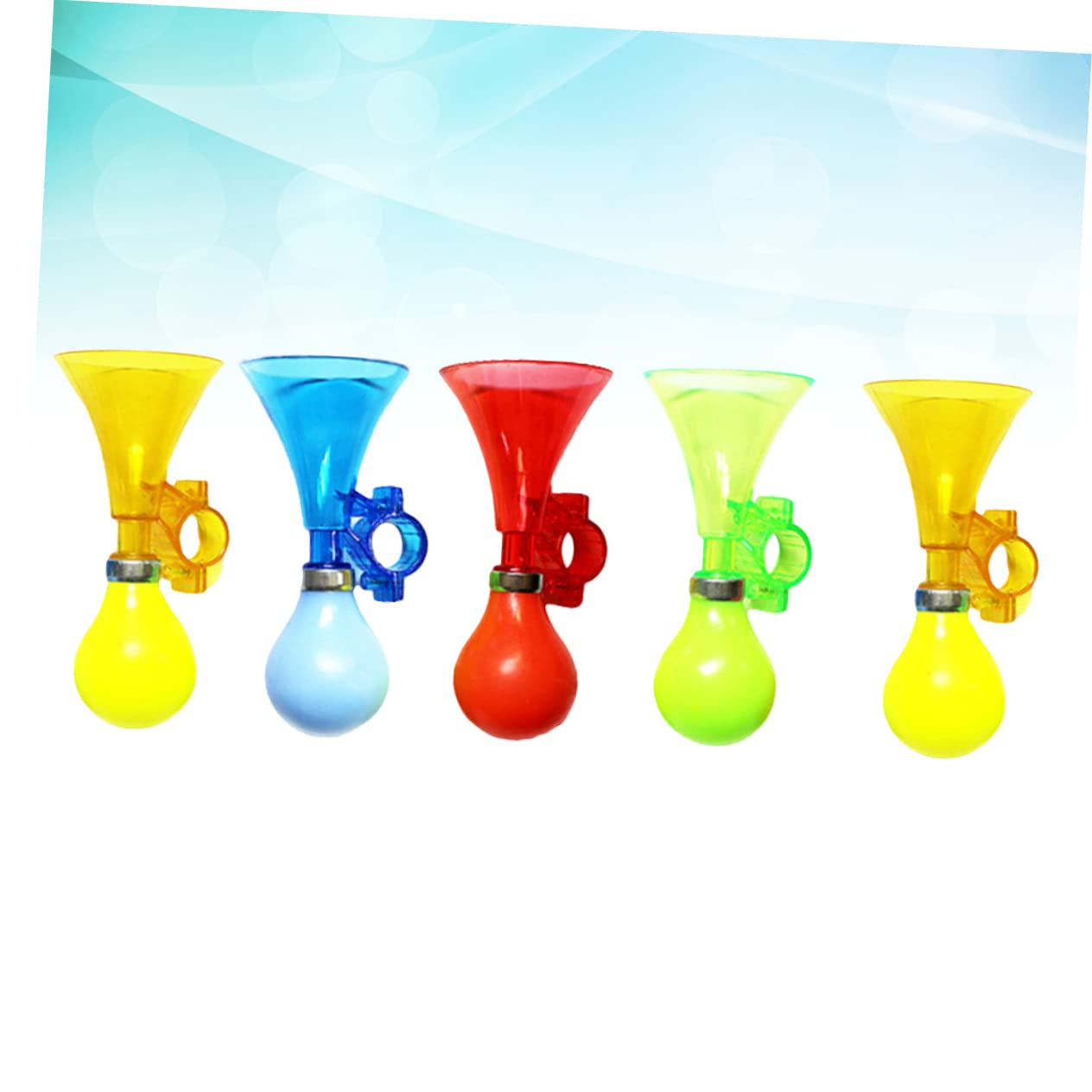 MUELODSIC Bike Horn Boys and Girls Loud Horn Handlebar for Biking Weatherproof Plastic Safe Cycling Bell Random