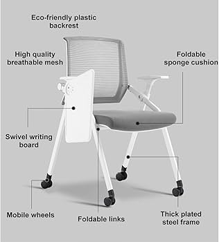 Amazon.co.jp: 机付き学生椅子 タブレットアームチェア ライティング