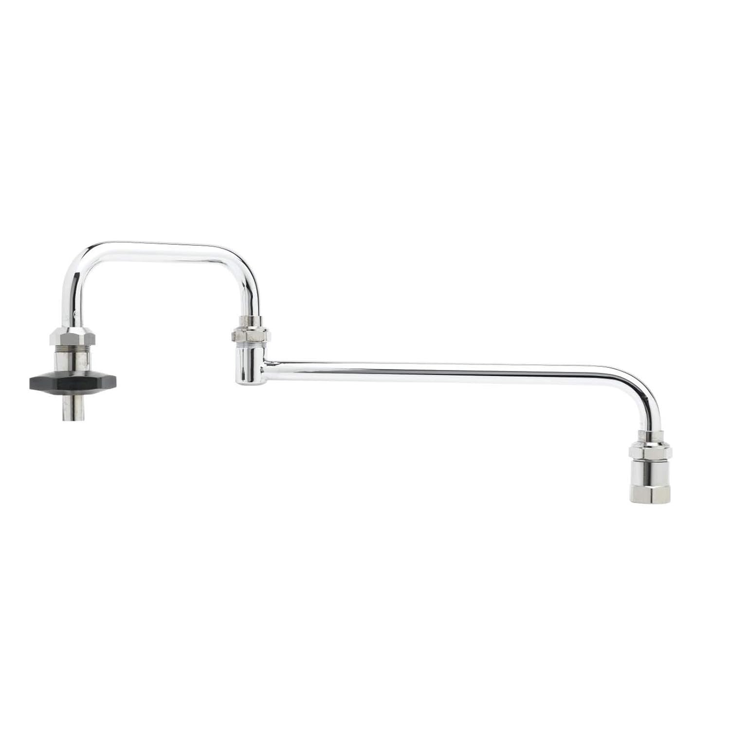T&S Brass B-0584 Pot Filler, Deck Mount, 24" Double Joint Nozzle, 1/2" NPT Inlet, Insulated On-Off Control