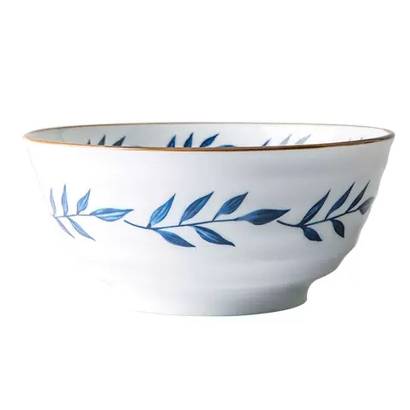 Soup Bowls, 6in Deep Anti-scalding Ramen Bowl, White Ceramic Bowls, Noodle Pho Bowls, Salad Bowls, Pasta Bowls, Dishwasher & Microwave Safe (Color : 1Pc)
