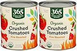 365 by Whole Foods Market, Tomatoes Crushed Fire Roasted Organic, 28 Ounce (Pack of 2)