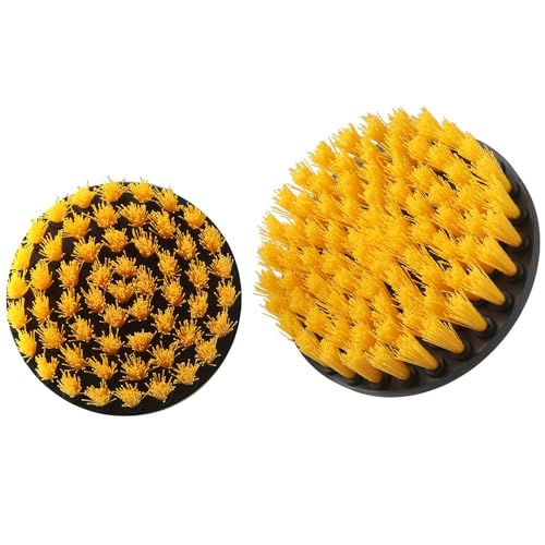 AllGIFT Conjunto de esfregões elétricos, 4 peças, ferramentas de limpeza de acionamento de 6,35 cm,