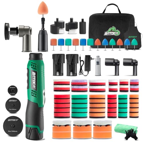 BATOCA S6 ポリッシャー ミニ 車 コードレス ダブルアクション DA/RO 充電式...