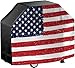 US Flag 64 Inch Grill Cover - Waterproof, Heavy Duty Universal Cover for Outdoor & BBQ Grills