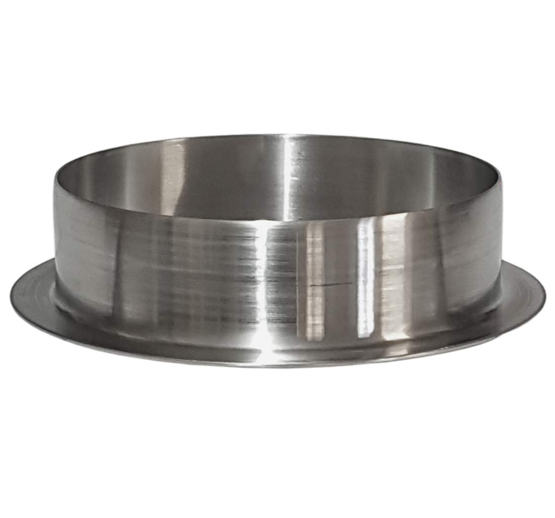 Edelstahl Abwurfring AWR-150 L Abfallring Abfallöffnung Hygiene Ringblende
