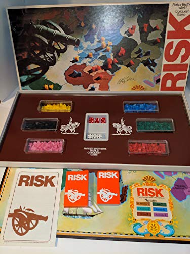 Parker Brothers Vintage 1975 Risk World Conquest Board Game
