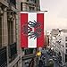 Coat of Arms of Austria with Austrian Flag 4x6 FT Outdoor Flag with Grommets Fade-Resistant Lawn Porch Balcony9
