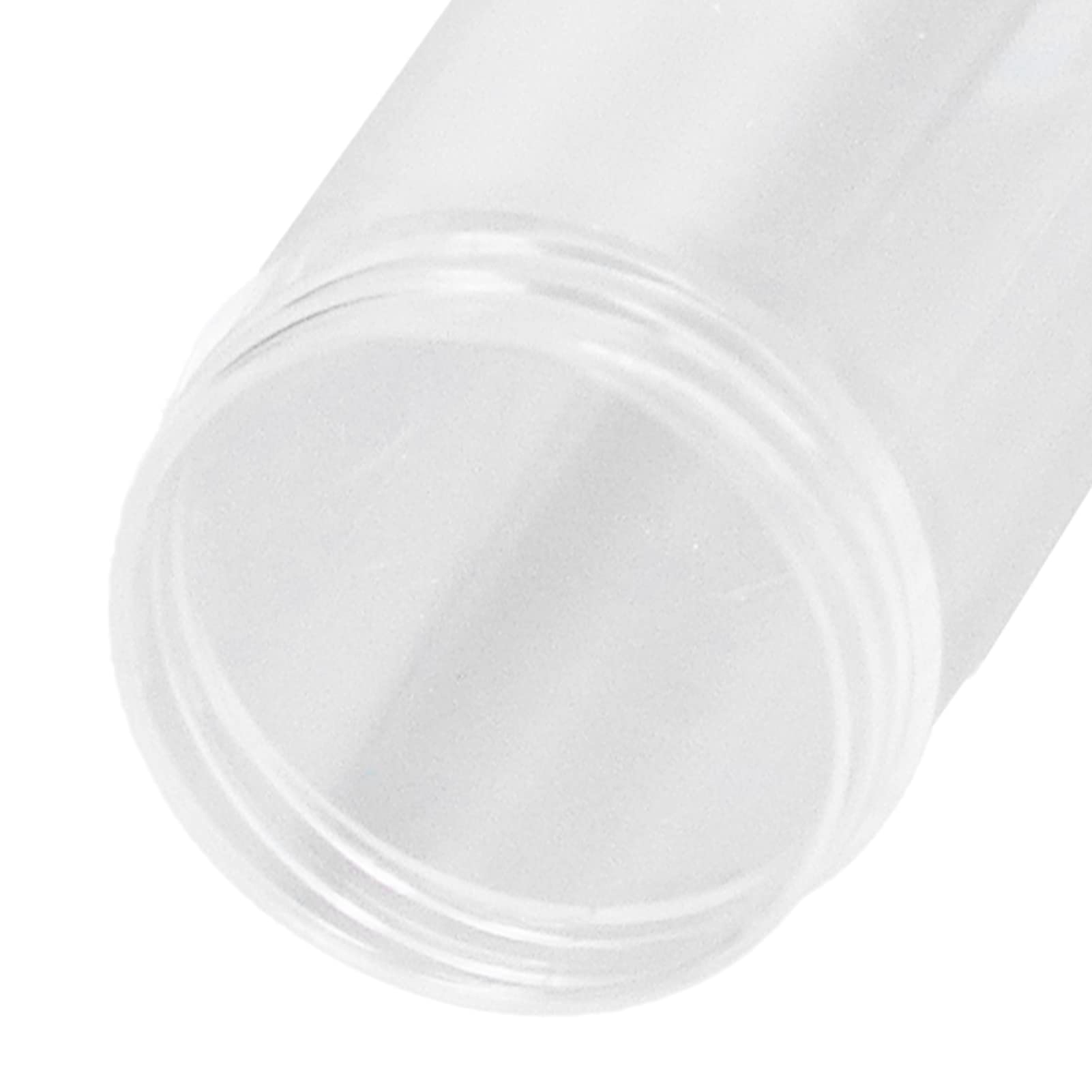 Tube Rond Transparent pour Pièces de Monnaie, 10 Tubes en Plastique Réutilisables Faciles à Charger avec éponge de Coussin pour Pièces de 25 Mm / 0,98 Po pour Pièces Commémoratives