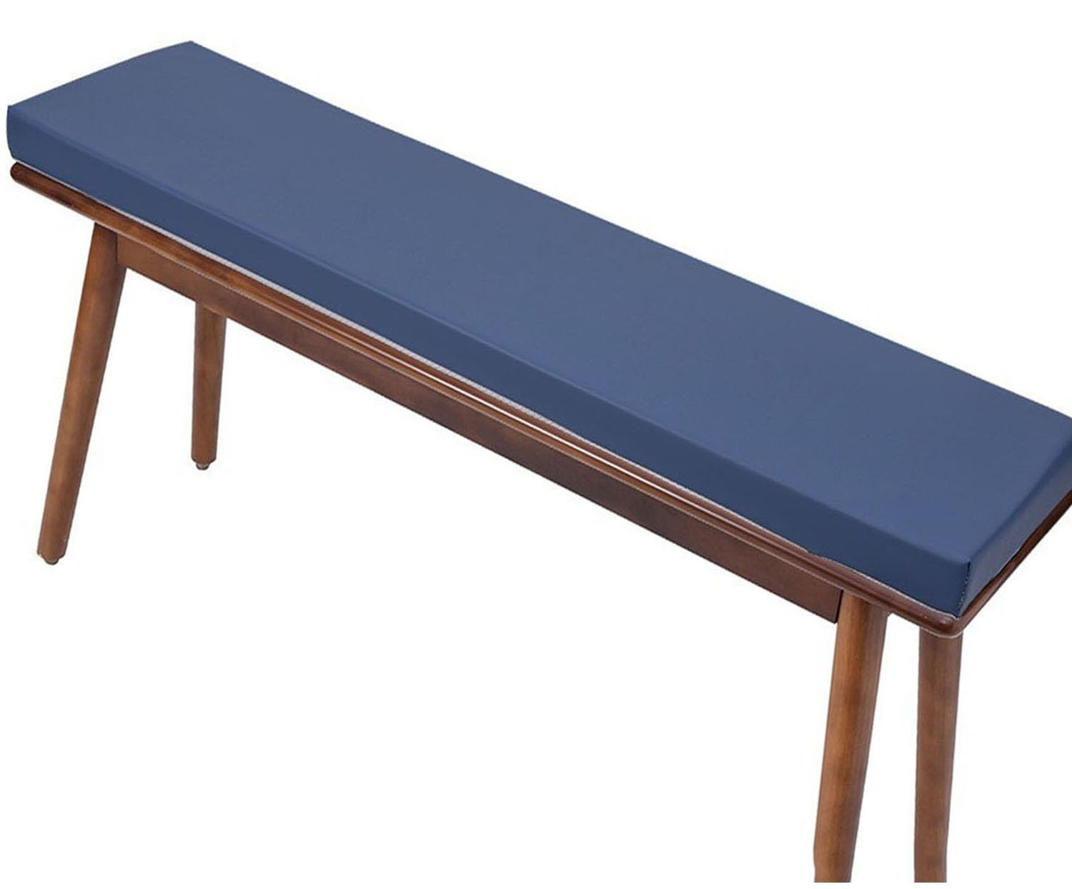 Odaima Outdoor Bench Cushion, 120/110/100/150cm,Patio Waterproof Long Bench Seat Cushion, Garden Furniture Chair Cushion Pad, Window Replacement Cushion(Navy Blue,60x40x5cm)