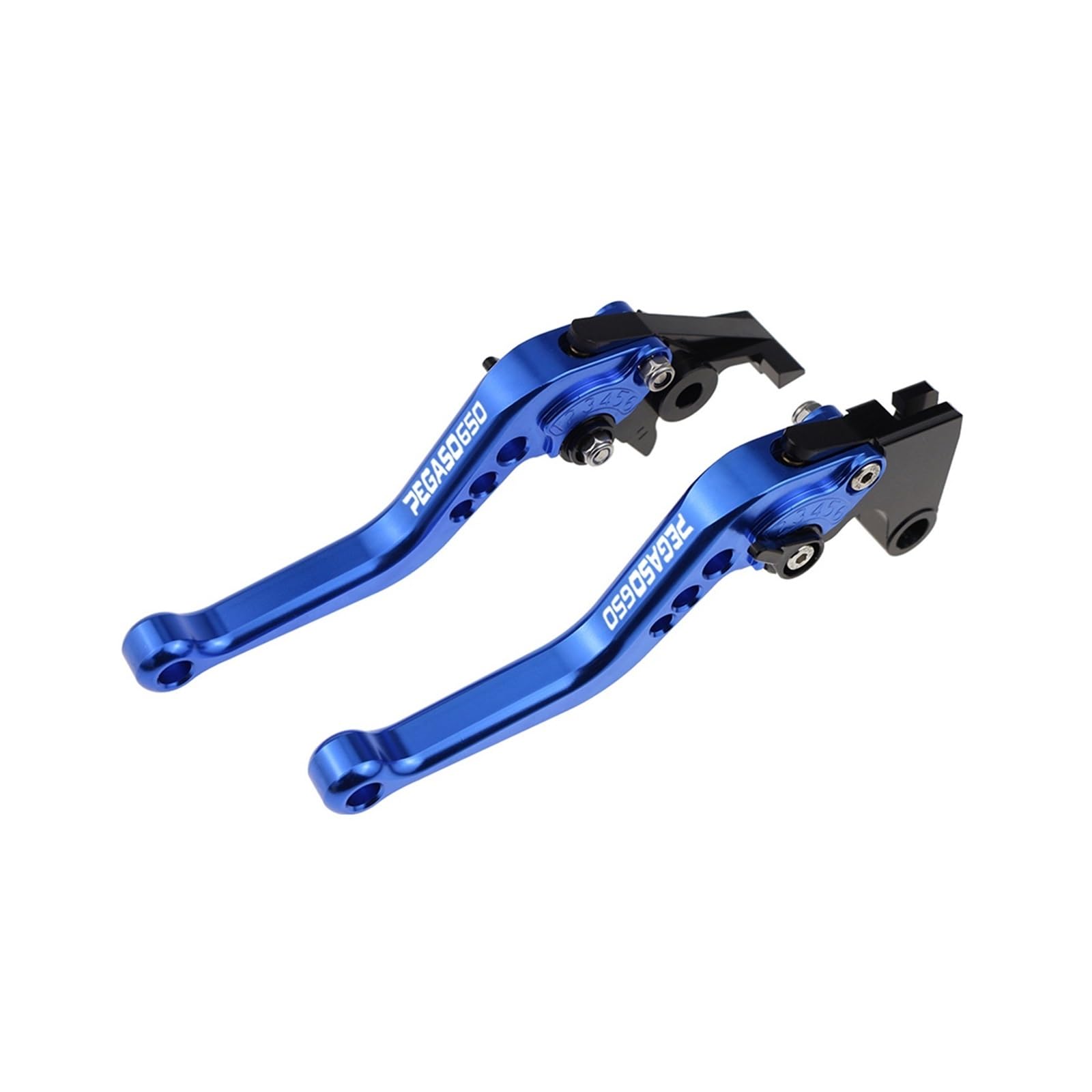 YXBSWBJD Aluminum Alloy Folding Brake Lever for Pegaso650 Motorcycle Brake Clutch Levers Handle Set(07)