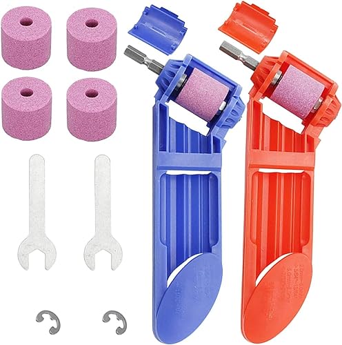 Facile Affidabile ed efficiente: strumento di rettifica per trapano composto e portatile, utilizzza questo strumento per affilare le puntate con il trapano elettrico per mantenere i pezzi affilati e pronti per l'uso.