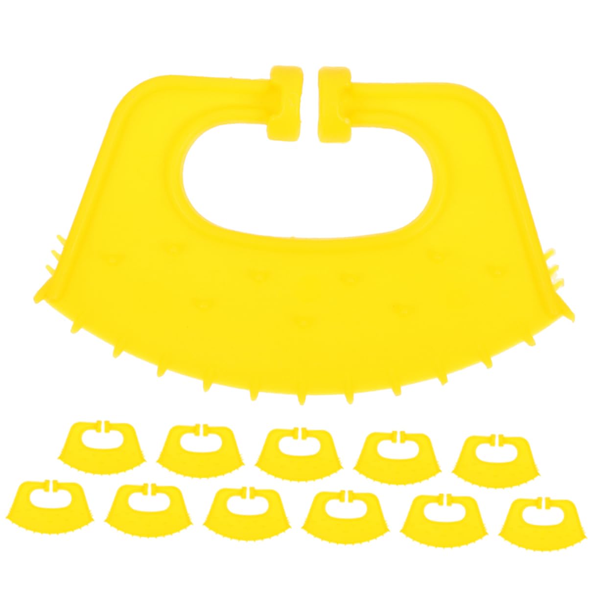 POPETPOP Bovine Nose Clip 12pcs Calf Weaner Cattle Tool Goat Milking Stand Easy Install Move Limitation