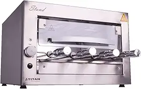 Churrasqueira Elétrica de Bancada para 4 Espetos Stand 220V - Titan Eletro
