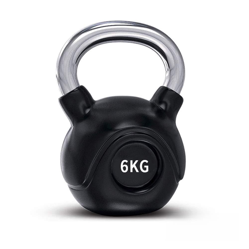Kettlebells HUAHUA Kettlebell De Hierro Fundido, Fuerte Y Duradero, Equipo De Gimnasia Profesional, 4kg, 6kg, 8kg, 10kg, 12kg, 14kg, 16kg, 18kg, 20kg, 22kg, 24kg, 26kg, 28kg (Size : 6kg)