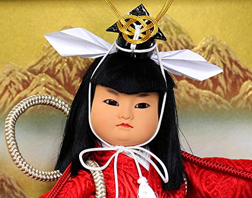 Amazon | 五月人形 久月 ケース飾り 武者人形 兜曳 6号 都63 h035-k