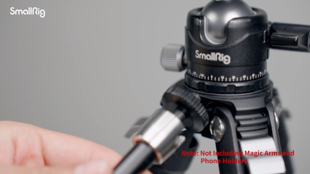 Treppiede In Fibra Di Carbonio SMALLRIG | Leggero E Regolabile - Carico 12kg