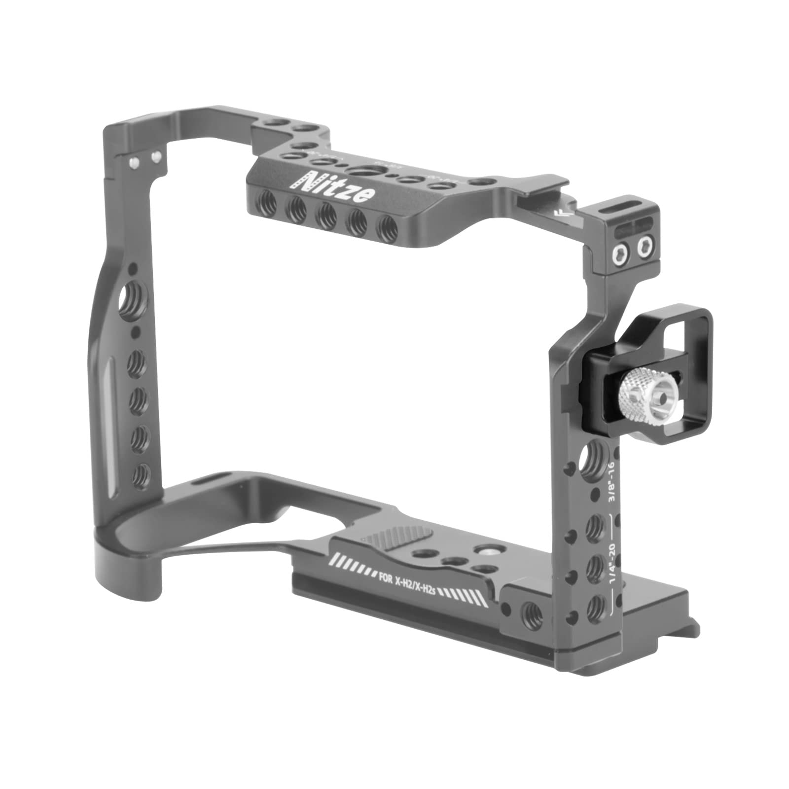 Nitze HDMI/USB-C Cable Clamp for Nitze T-F04A FUJIFILM X-H2/ X-H2S Camera Cage - PE36, Black, PE36 Cable Clamp