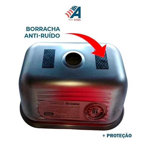 Tanque Inox 50X40 - Sobrepor E Embutir +Válvula